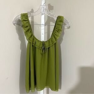 Aritzia Wilfred Ruffle Top Size Small
